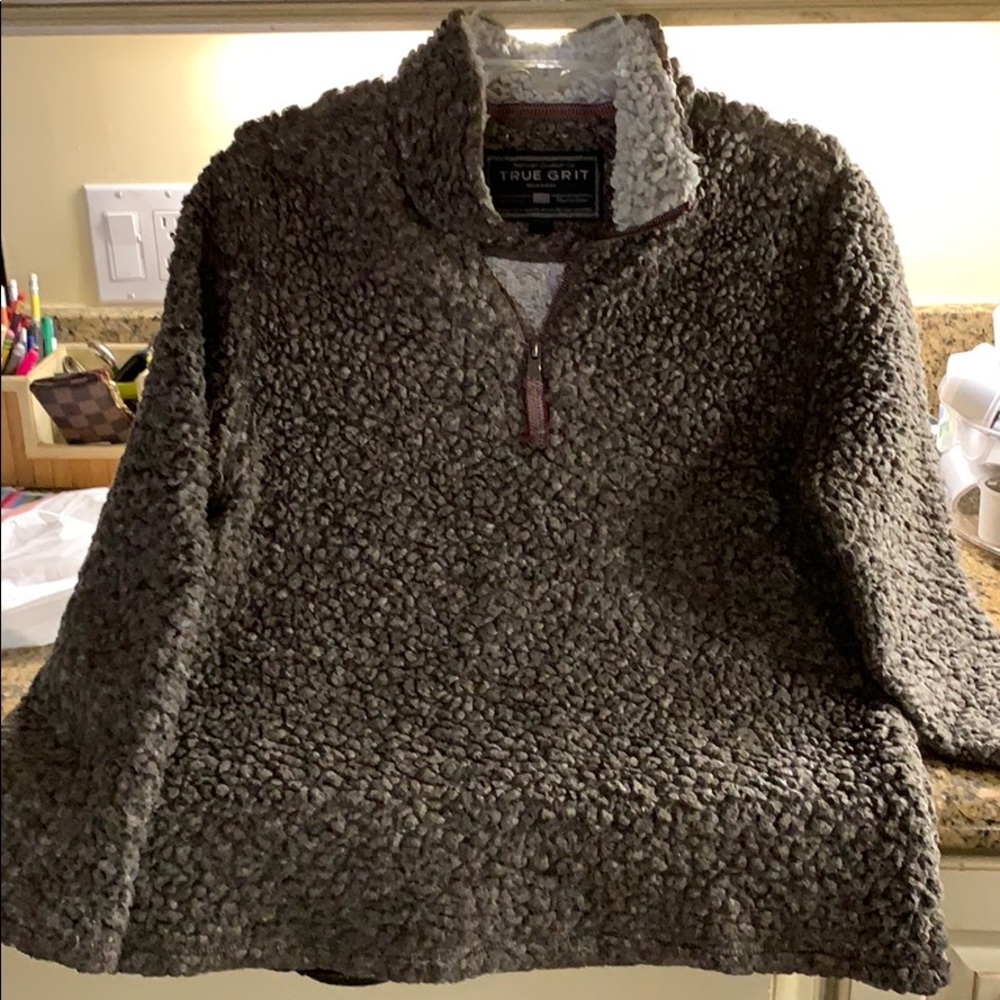 True Grit Youth Large - NWOT, brown Sherpa